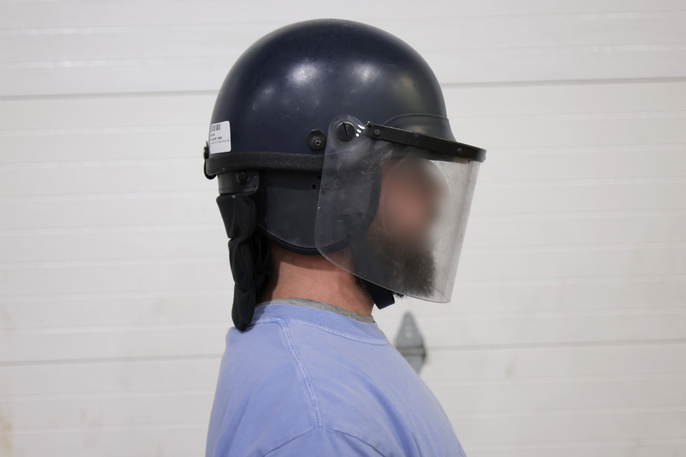 PREMIER CROWN Riot Helmet with Face Shield and Neck Guard